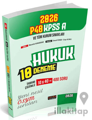 P48 KPSS A Grubu Hukuk 10 Deneme