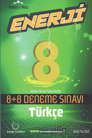 Palme 8. Sınıf Enerji Türkçe 8+8 Deneme Sınavı