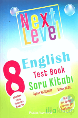 Palme 8. Sınıf Next Level English Test Book Soru Kitabı