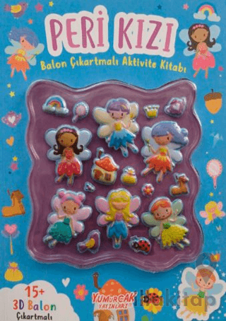 Peri Kızı Balon Çıkartmalı Aktivite Kitabı