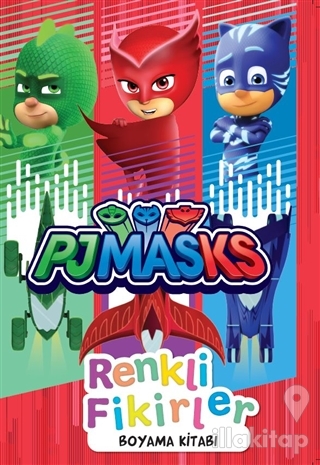 Pjmasks Renkli Fikirler Boyama Kitabı