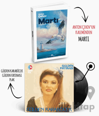 Plaklı Kitaplar - Martı - Gülden Karaböcek - Gülden Fırtınası Plak