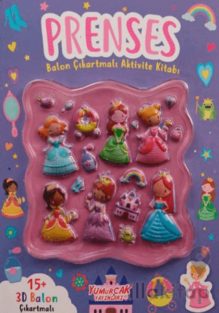 Prenses Balon Çıkartmalı Aktivite Kitabı