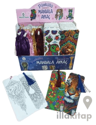 Püsküllü Mandala Ayraç Çocuklar İçin (400'lü Set)