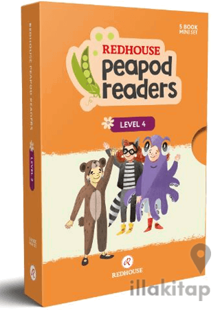 Redhouse Peapod Readers İngilizce Hikaye Seti 4 Kutulu Ürün