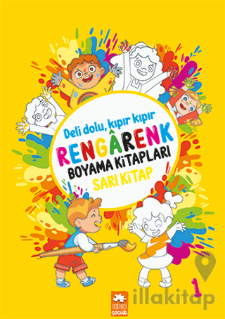 Rengarenk Boyama Kitabı 1 - Sarı Kitap