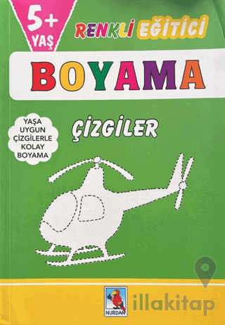 Renkli Eğitici Boyama 5+ Yaş Çizgiler