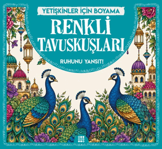 Renkli Tavuskuşları & Yetişkinler için Boyama