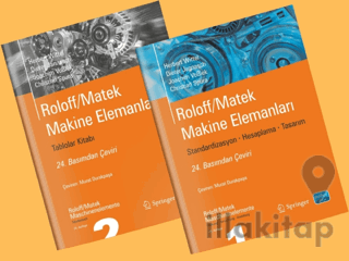 Roloff/Matek Makine Elemanları - Standardizasyon, Hesaplama, Tasarım (2 Cilt)