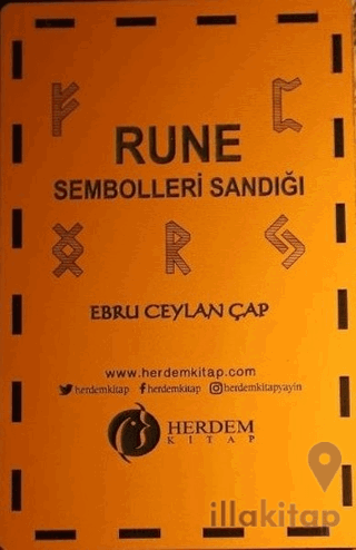 Rune Sembolleri Sandığı - Ahşap Kutulu