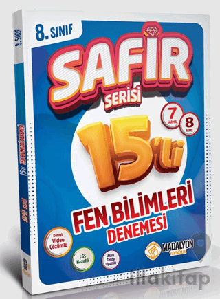 Safir 8. Sınıf Fen Bilimleri Branş Deneme 15'li