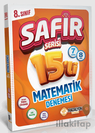 Safir 8. Sınıf Matematik Branş Deneme 15'li