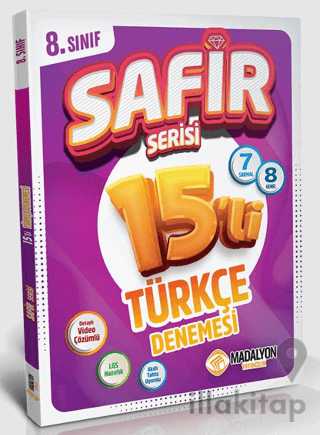 Safir 8. Sınıf Türkçe Branş Deneme 15'li