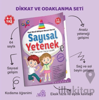 Sayısal Yetenek Matematik Bilişsel Beceri Serisi 4-5 Yaş