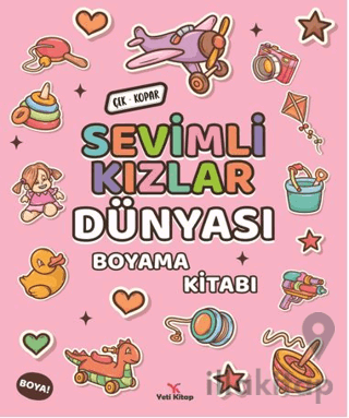 Sevimli Kızlar Dünyası Boyama Kitabı