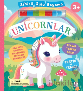 Sihirli Sulu Boyama - Unicornlar