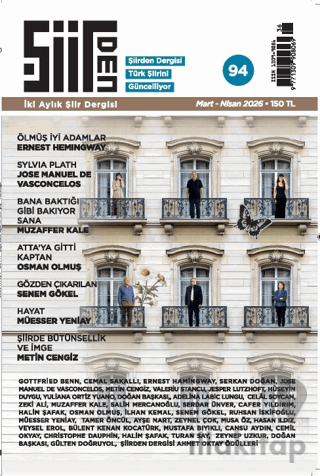 Şiirden İki Aylık Şiir Dergisi Sayı: 94 Mart - Nisan 2026