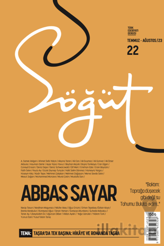 Söğüt - Türk Edebiyatı Dergisi Sayı 22 / Temmuz - Ağustos 2023