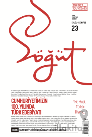 Söğüt - Türk Edebiyatı Dergisi Sayı 23 / Eylül - Ekim 2023