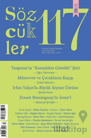 Sözcükler Dergisi 117. Sayı Eylül - Ekim 2025