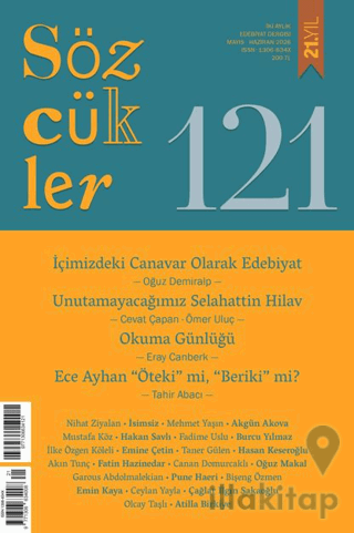 Sözcükler Dergisi 121. Sayı Mayıs - Haziran 2026