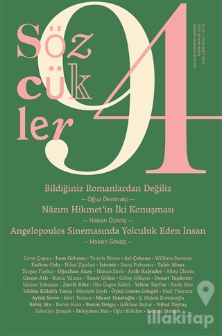 Sözcükler Dergisi Sayı: 94 Kasım - Aralık 2021