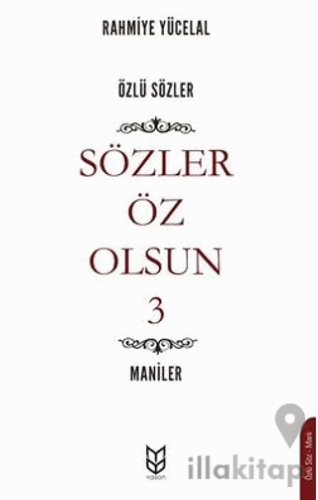 Sözler Öz Olsun 3 - Maniler