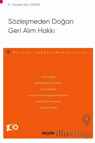 Sözleşmeden Doğan Geri Alım Hakkı