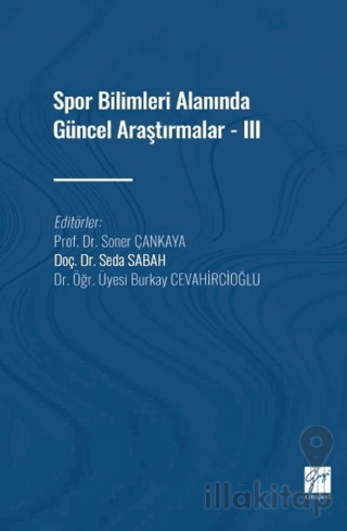 Spor Bilimleri Alanında Güncel Araştırmalar - 3