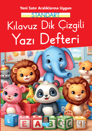 Standart Kılavuz Dik Çizgili Yazı Defteri (19x27 Ebat) Yeni Satır Aralıklarına Uygun
