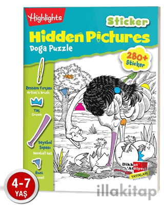 Sticker Hidden Pictures Doğa Puzzle (2 Kitap)