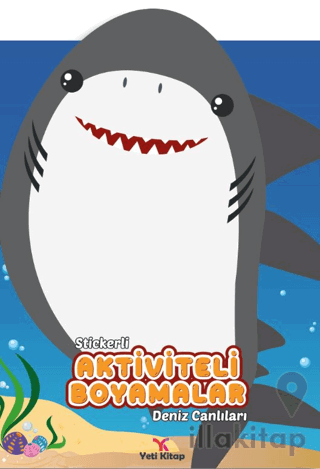 Stickerli Aktiviteli Boyamalar Deniz Canlıları