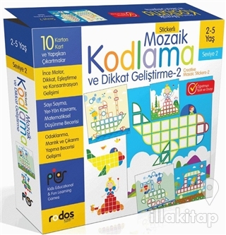 Stickerlı Mozaik Kodlama ve Dikkat Geliştirme - 2
