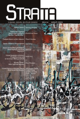 Strata İlişkisel Sosyal Bilimler Dergisi Sayı: 14 Kasım 2023