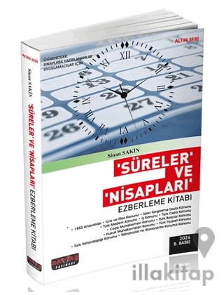 Süreler ve Nisapları Ezberleme Kitabı