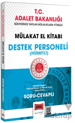 T.C. Adalet Bakanlığı Destek Personeli Hizmetli Mülakat El Kitabı Soru