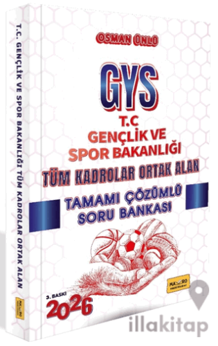 T.C. Gençlik ve Spor Bakanlığı GYS Tüm Kadrolar Ortak Alan Tamamı Çözümlü Soru Bankası