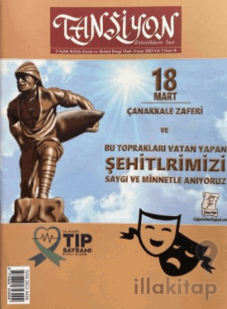Tansiyon Aylık Kültür Sanat ve Aktüel Dergisi Sayı: 8 Mart - Nisan 2023