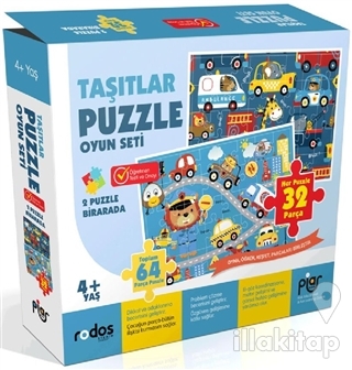 Taşıtlar Puzzle Oyun Seti