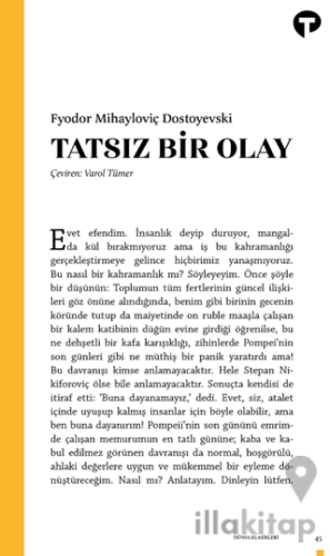 Tatsız Bir Olay