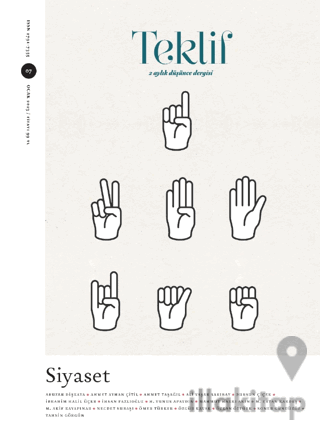 Teklif 2 Aylık Düşünce Dergisi Sayı: 7 Ocak 2023