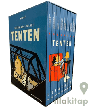 Tenten'in Maceraları (8 Kitap Takım Kutulu)