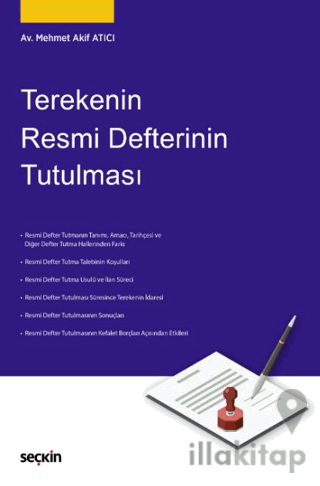 Terekenin Resmi Defterinin Tutulması