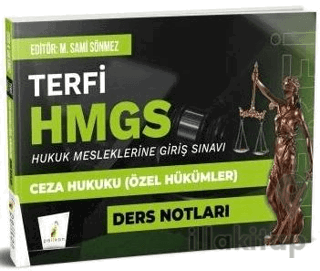 Terfi HMGS Ceza Hukuku Özel Hükümler Ders Notları