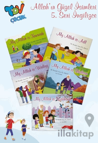 The Beautiful Names Of Allah (Allah’ın Güzel İsimleri 5. seri 5 Kitap) İngilizce