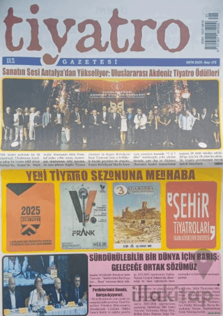 Tiyatro Gazetesi Sayı: 172 Ekim 2025
