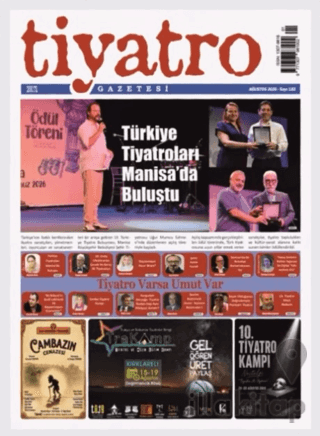 Tiyatro Gazetesi Sayı: 182 Ağustos 2026