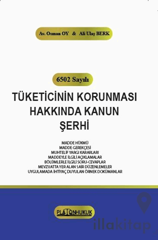 Tüketicinin Korunması Hakkında Kanun Şerhi