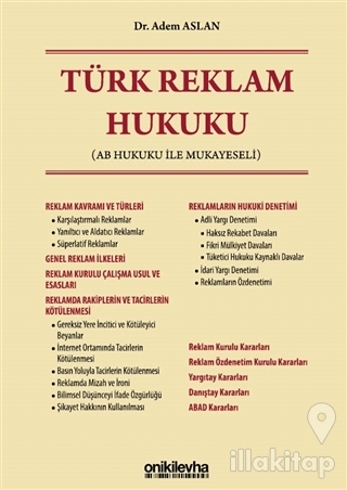 Türk Reklam Hukuku (Ciltli)