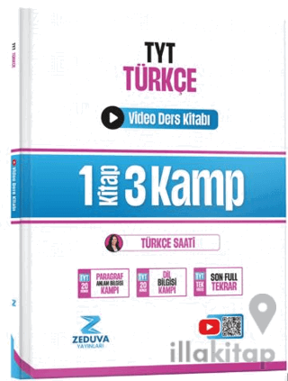 Türkçe Saati TYT Türkçe 1 Kitap 3 Kamp Video Ders Kitabı